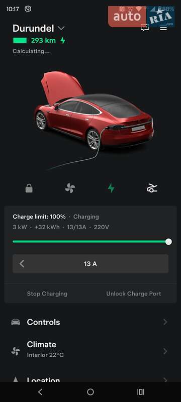 Ліфтбек Tesla Model S 2014 в Києві