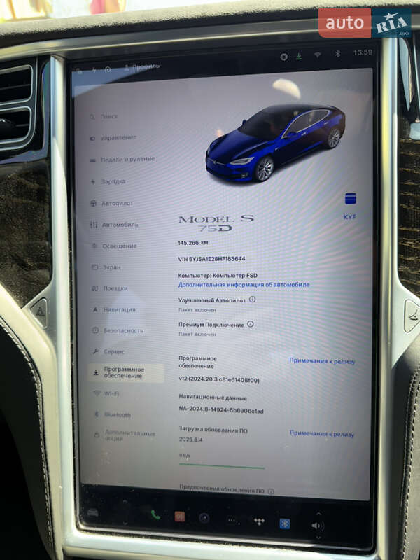 Лифтбек Tesla Model S 2017 в Ивано-Франковске