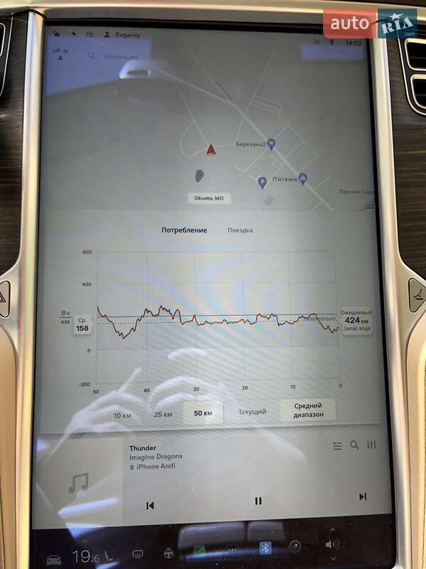Лифтбек Tesla Model S 2015 в Киеве