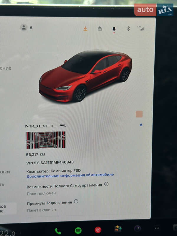 Лифтбек Tesla Model S 2021 в Киеве