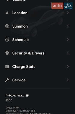 Лифтбек Tesla Model S 2017 в 