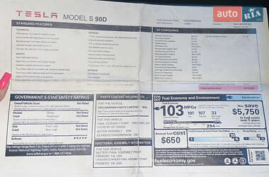 Ліфтбек Tesla Model S 2016 в Львові