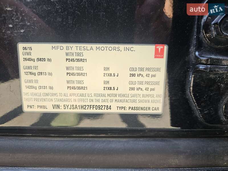 Лифтбек Tesla Model S 2015 в Харькове