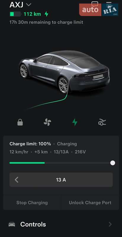 Ліфтбек Tesla Model S 2017 в Івано-Франківську