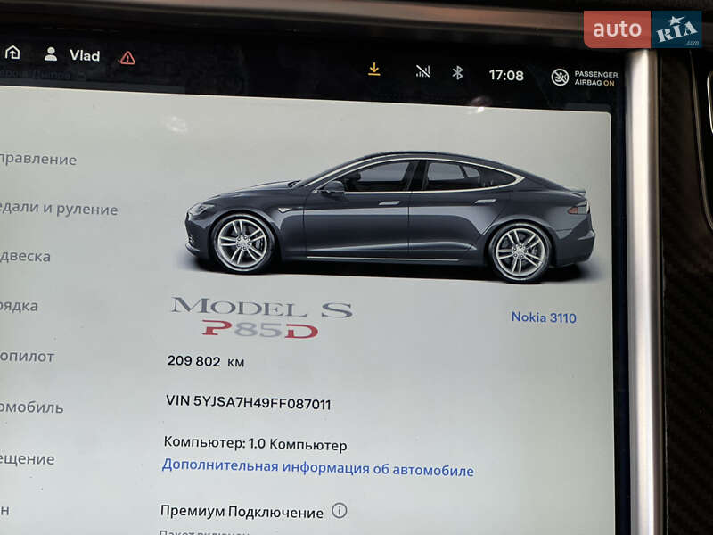 Ліфтбек Tesla Model S 2015 в Києві