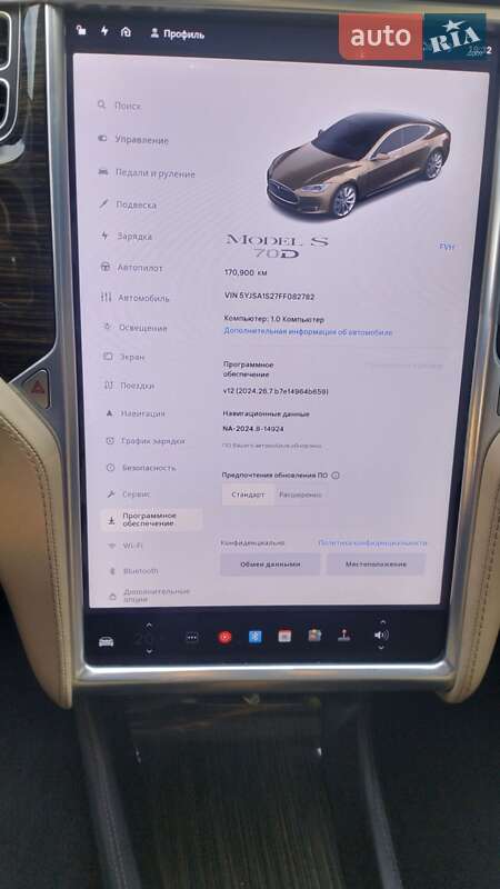 Ліфтбек Tesla Model S 2015 в Львові