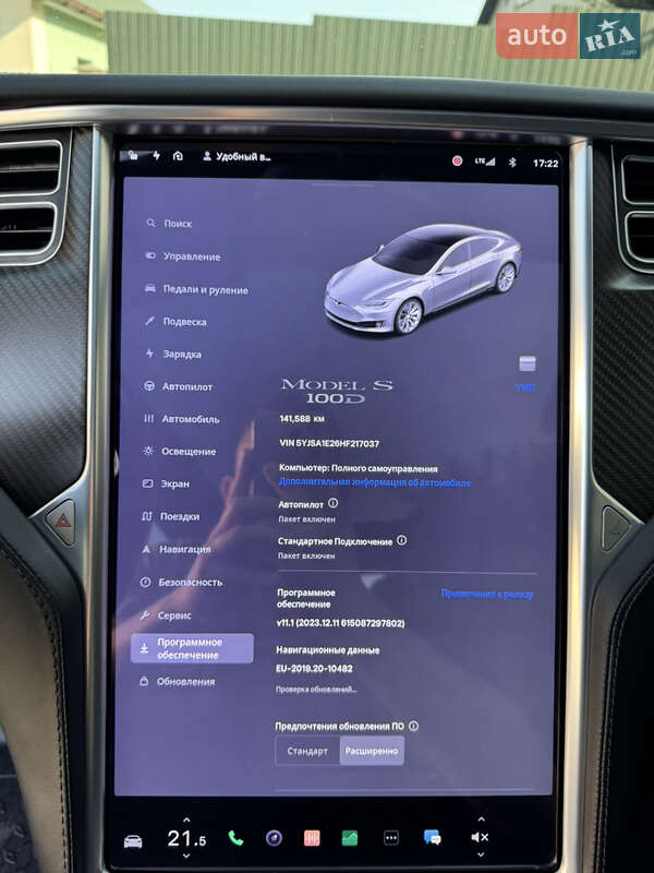 Лифтбек Tesla Model S 2017 в Тернополе