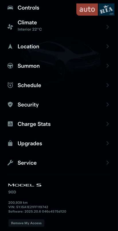 Лифтбек Tesla Model S 2015 в Ирпене