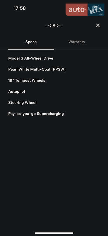 Лифтбек Tesla Model S 2024 в Львове