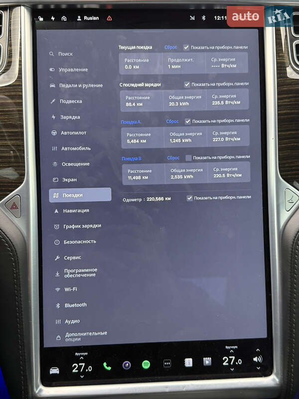 Ліфтбек Tesla Model S 2015 в Стрию