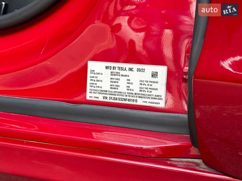 Ліфтбек Tesla Model S 2022 в Києві