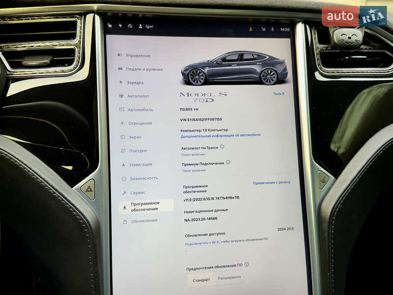 Ліфтбек Tesla Model S 2015 в Харкові