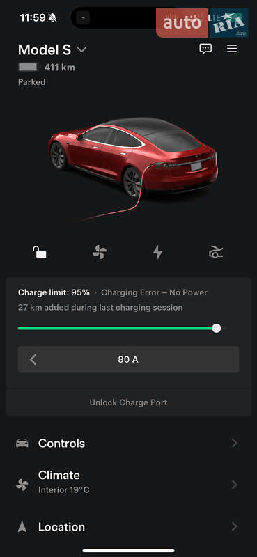 Лифтбек Tesla Model S 2013 в Николаеве