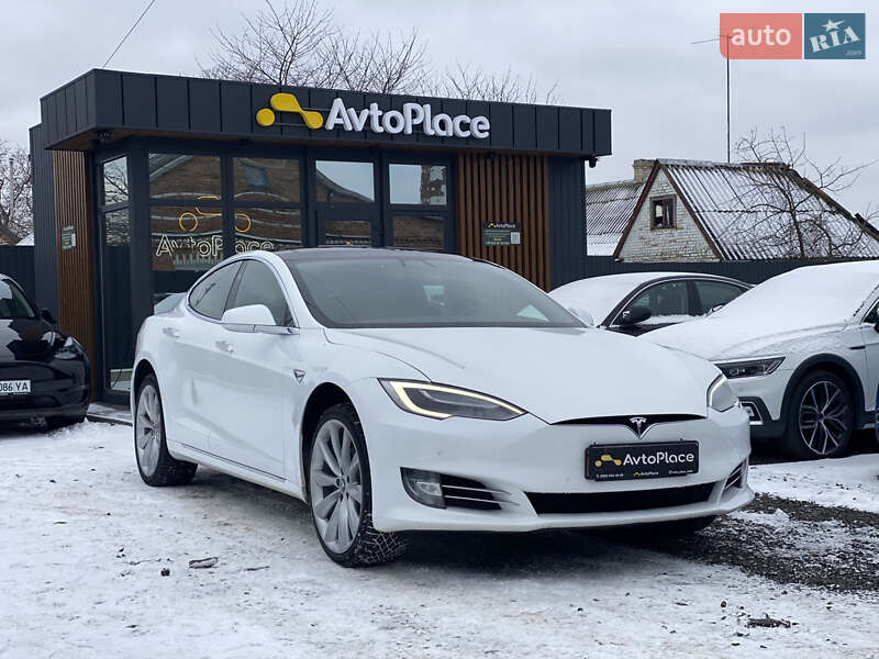 2018 Tesla Model-S, VIN 5YJSA7E24JF286916:plate — фото 1 (autoria)