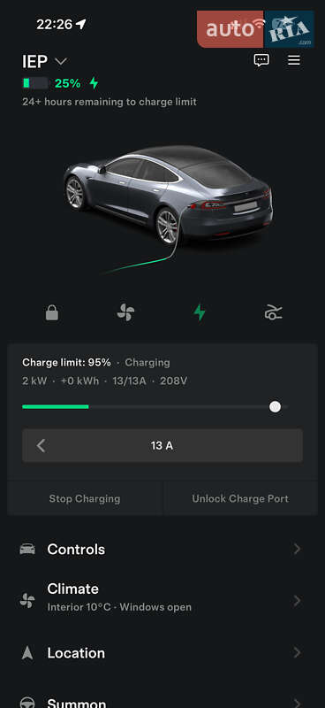 Лифтбек Tesla Model S 2015 в Киеве