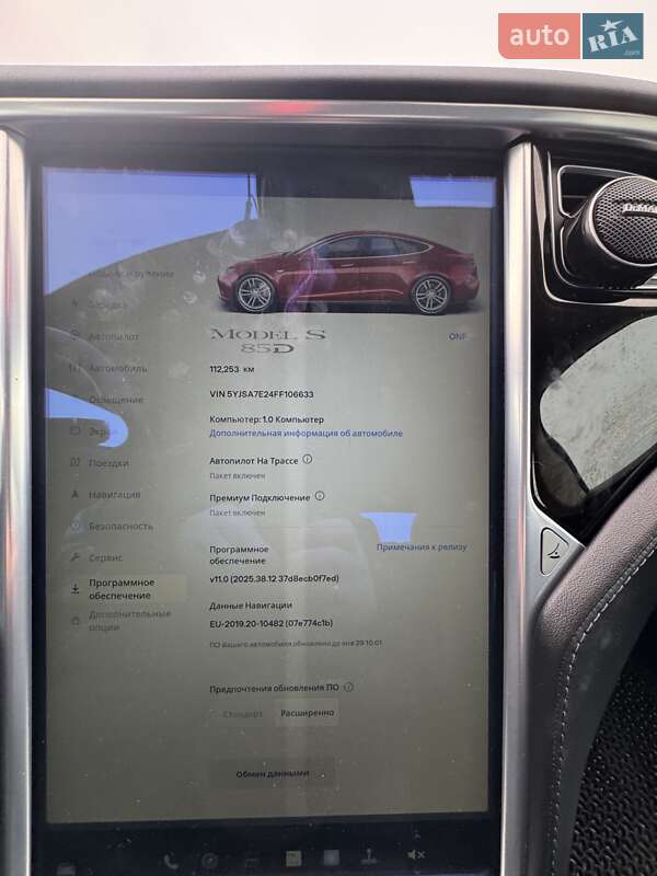 Ліфтбек Tesla Model S 2015 в Луцьку