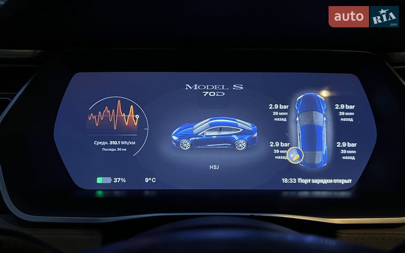 Лифтбек Tesla Model S 2015 в Львове