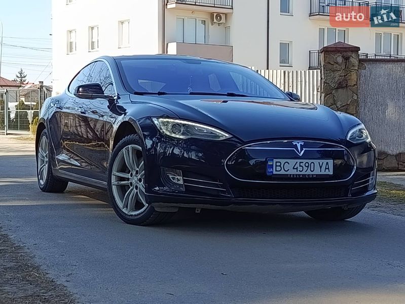 2014 Tesla Model-S, VIN 5YJSA2S19EFP23765:plate — фото 1 (autoria)