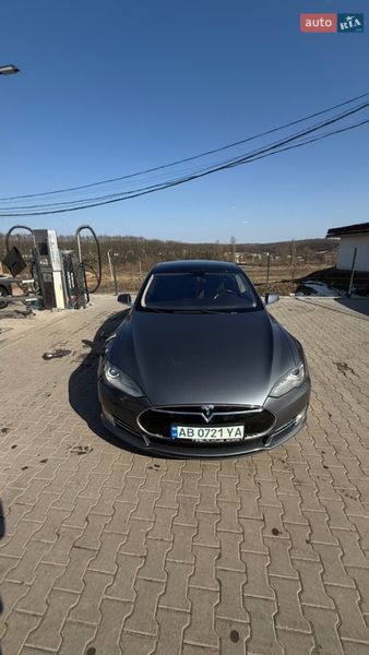 2014 Tesla Model-S, VIN 5YJSA3S18EFP34472:plate — фото 1 (autoria)