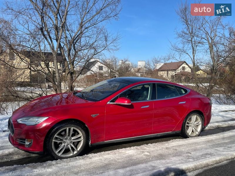 2014 Tesla Model S, VIN 5YJSA1H17EFP35821:plate — фото 1 (autoria)