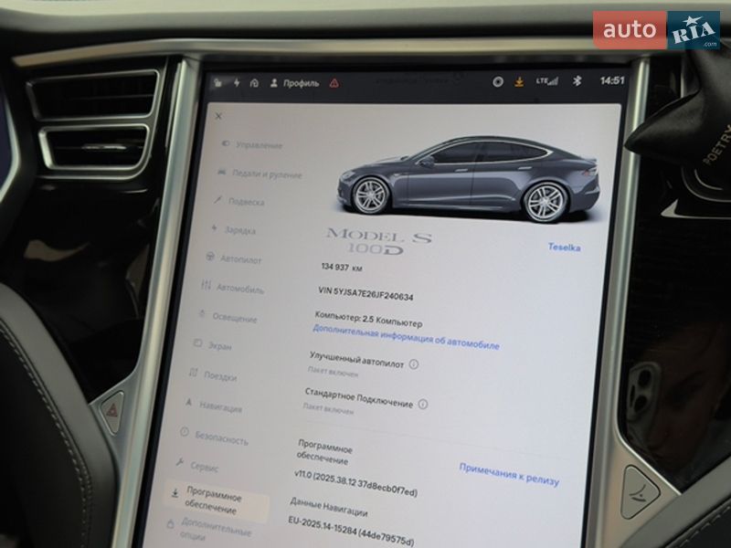 Ліфтбек Tesla Model S 2018 в Києві фото 15 Ліфтбек Tesla Model S 2018 в Києві