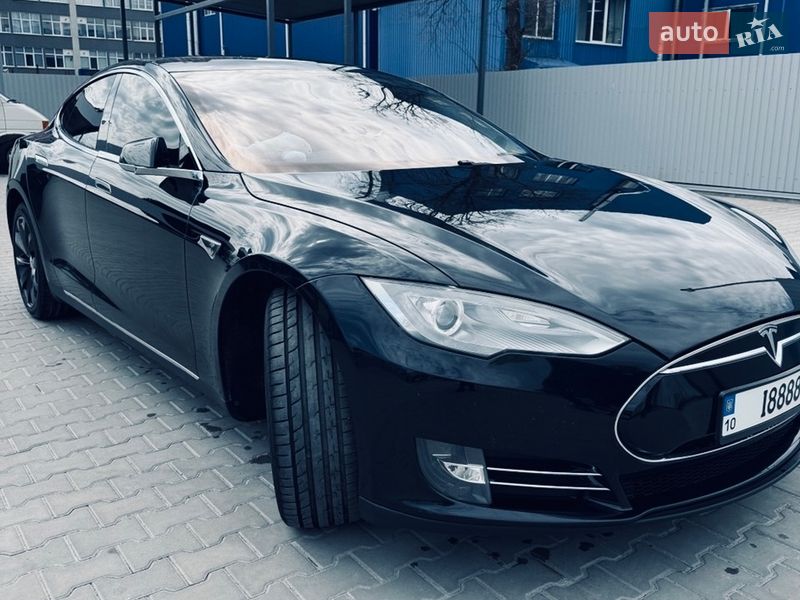 2014 Tesla Model-S, VIN 5YJSA3H1XEFP31368:plate — фото 1 (autoria)