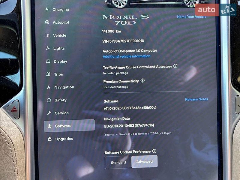 Ліфтбек Tesla Model S 2015 в Львові