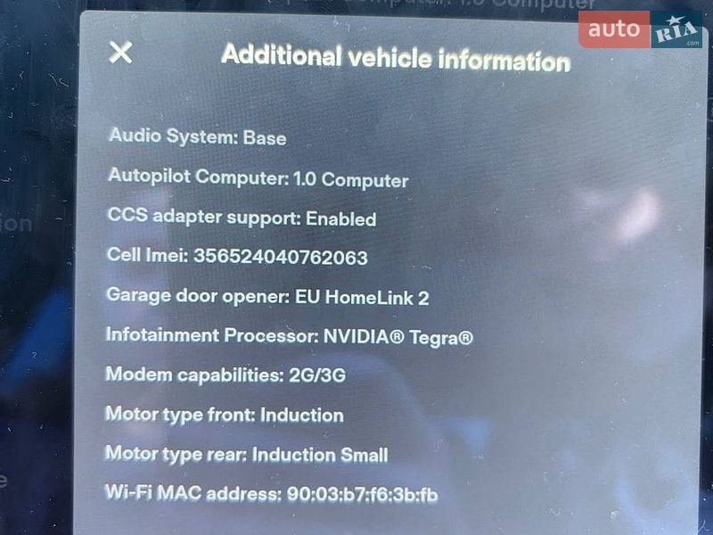 Лифтбек Tesla Model S 2015 в Львове