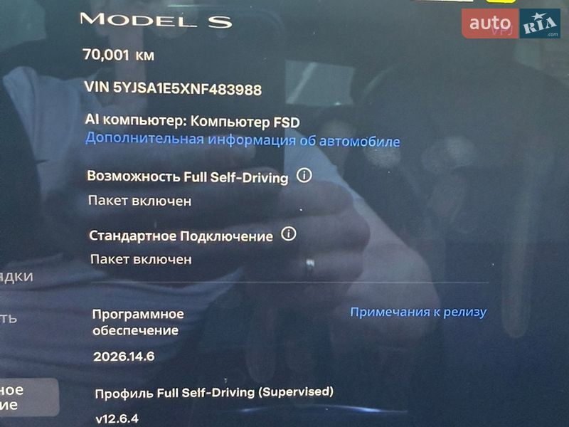 Лифтбек Tesla Model S 2022 в Виннице