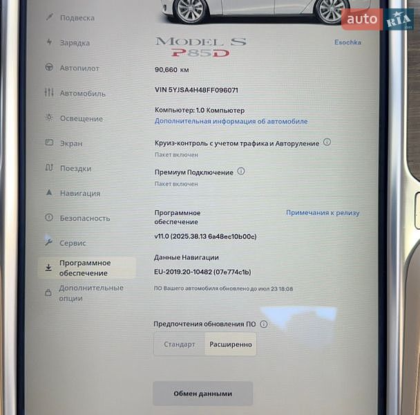 Лифтбек Tesla Model S 2015 в Киеве