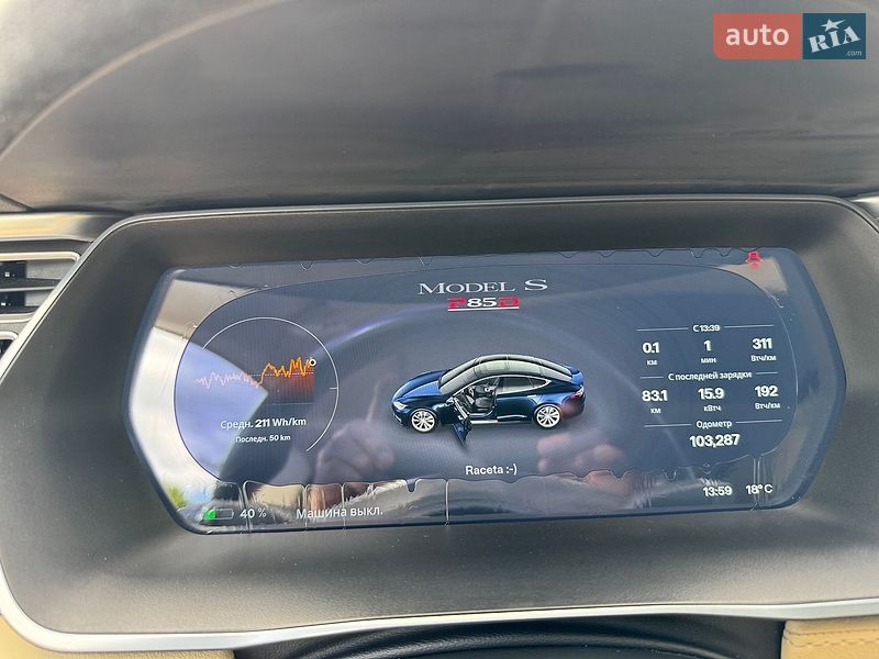 Ліфтбек Tesla Model S 2014 в Києві