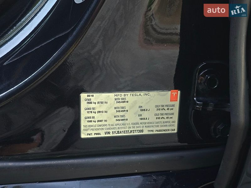 Лифтбек Tesla Model S 2018 в Костополе фото 66 Лифтбек Tesla Model S 2018 в Костополе