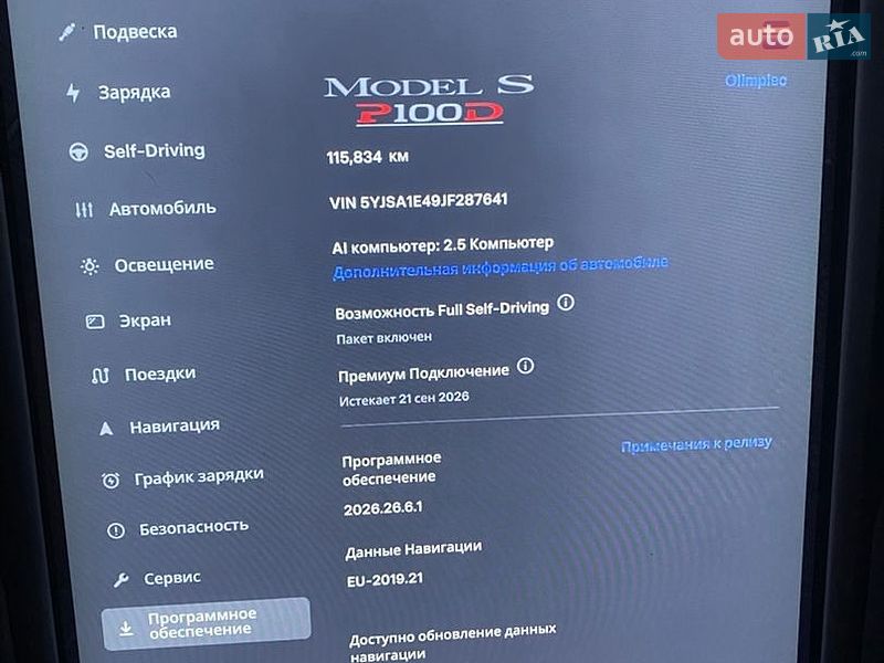 Лифтбек Tesla Model S 2018 в Николаеве