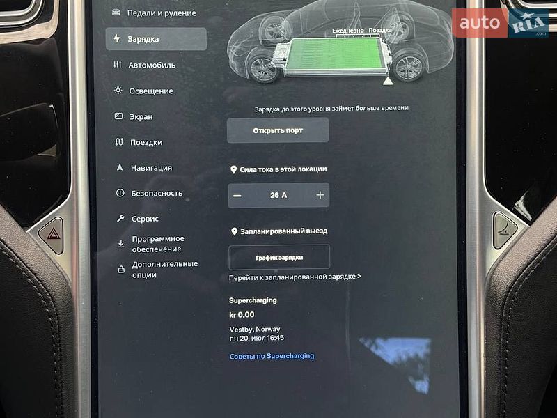 Лифтбек Tesla Model S 2014 в Львове