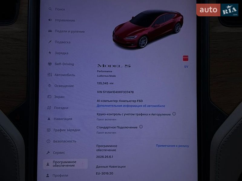 Лифтбек Tesla Model S 2019 в Киеве