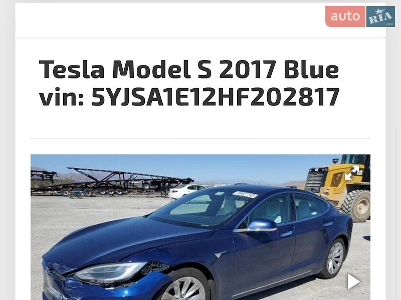 Лифтбек Tesla Model S 2017 в Одессе