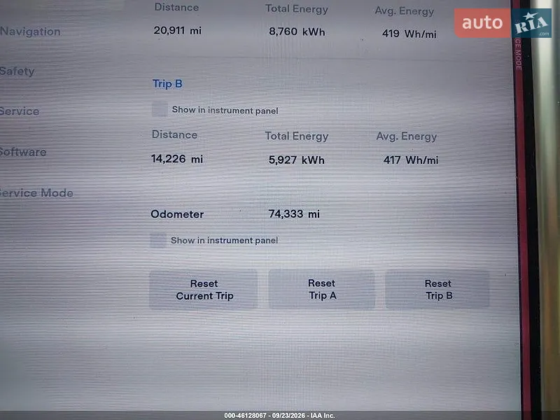 Лифтбек Tesla Model S 2017 в Ивано-Франковске документ
