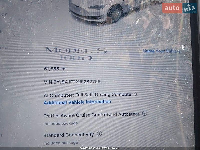 Лифтбек Tesla Model S 2018 в Черновцах
