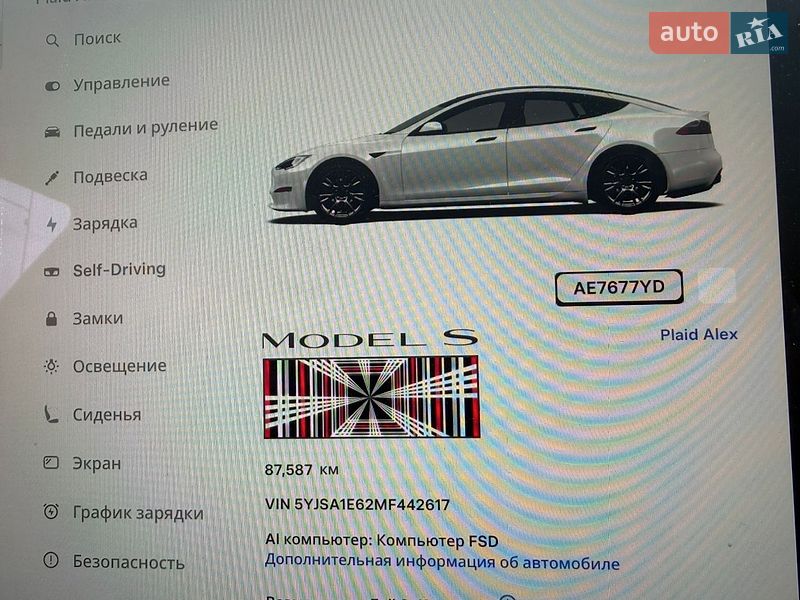 Ліфтбек Tesla Model S 2021 в Яремчі
