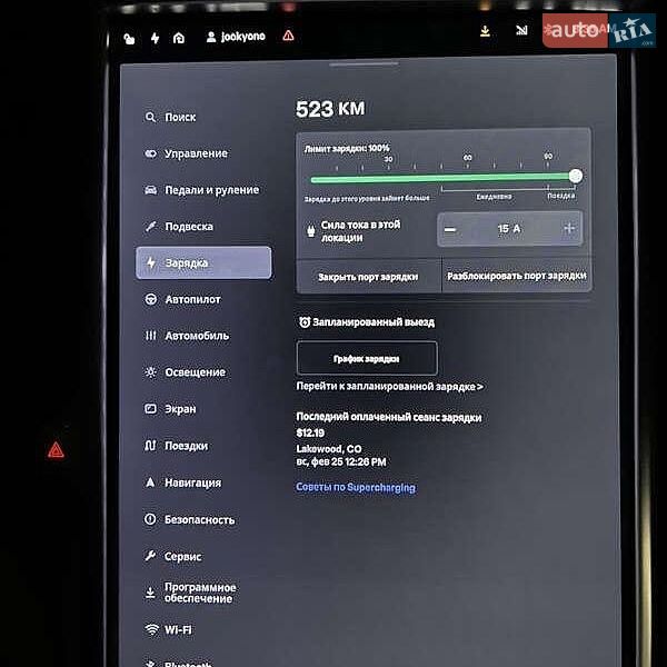 Лифтбек Tesla Model S 2016 в Львове