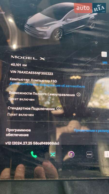Позашляховик / Кросовер Tesla Model X 2022 в Дніпрі