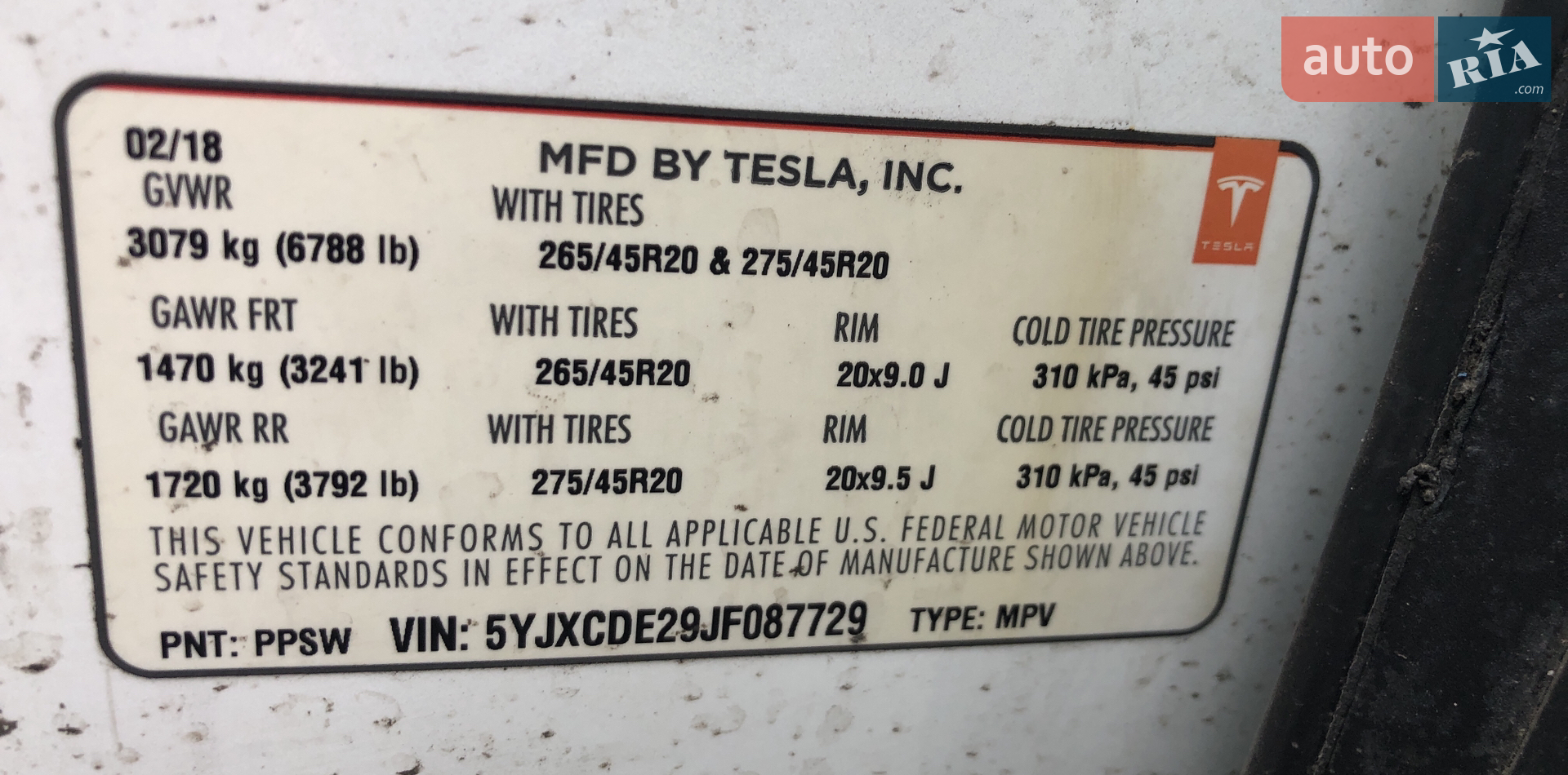 2018 Tesla Model X - мініатюра 7