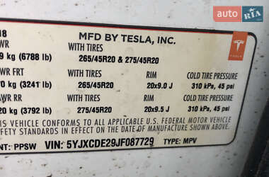 Внедорожник / Кроссовер Tesla Model X 2018 в 