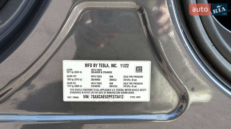 Внедорожник / Кроссовер Tesla Model X 2022 в Киеве фото 27 Внедорожник / Кроссовер Tesla Model X 2022 в Киеве