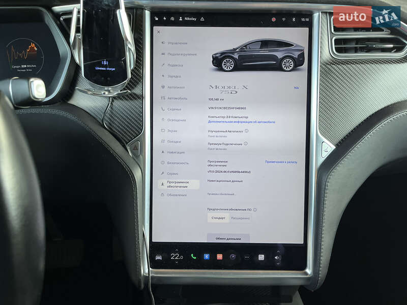 Позашляховик / Кросовер Tesla Model X 2017 в Києві