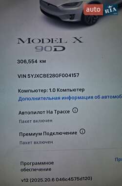 Позашляховик / Кросовер Tesla Model X 2016 в 