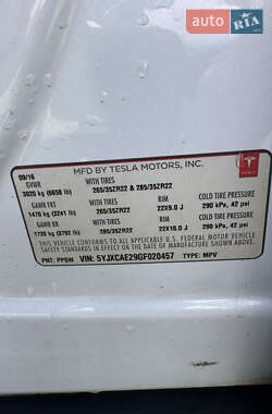Внедорожник / Кроссовер Tesla Model X 2016 в 