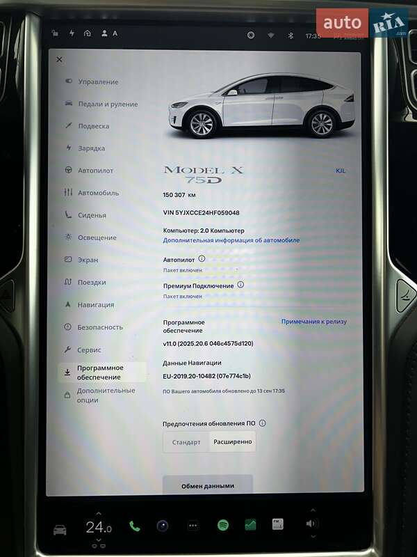 Позашляховик / Кросовер Tesla Model X 2017 в Києві