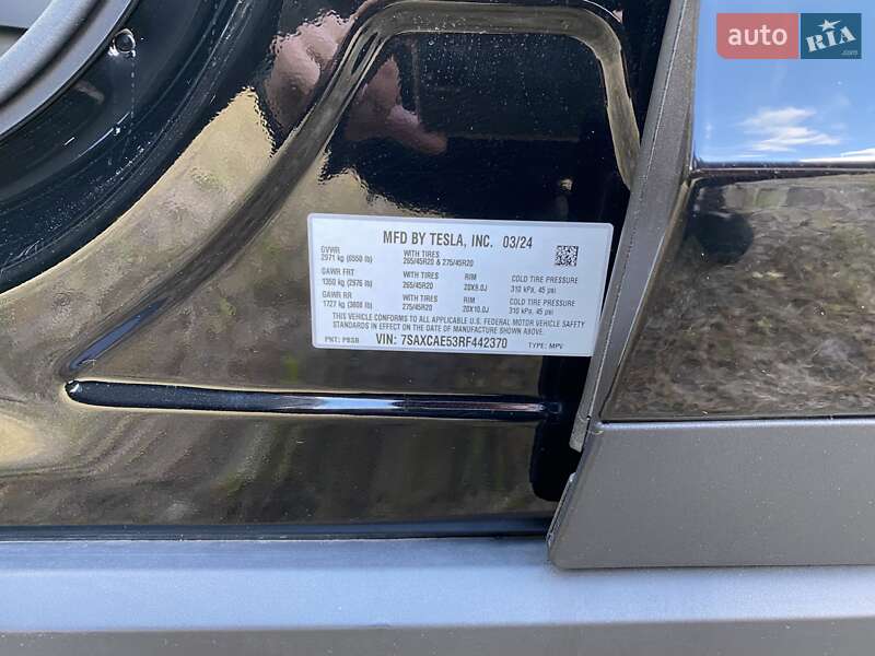 Внедорожник / Кроссовер Tesla Model X 2024 в Днепре
