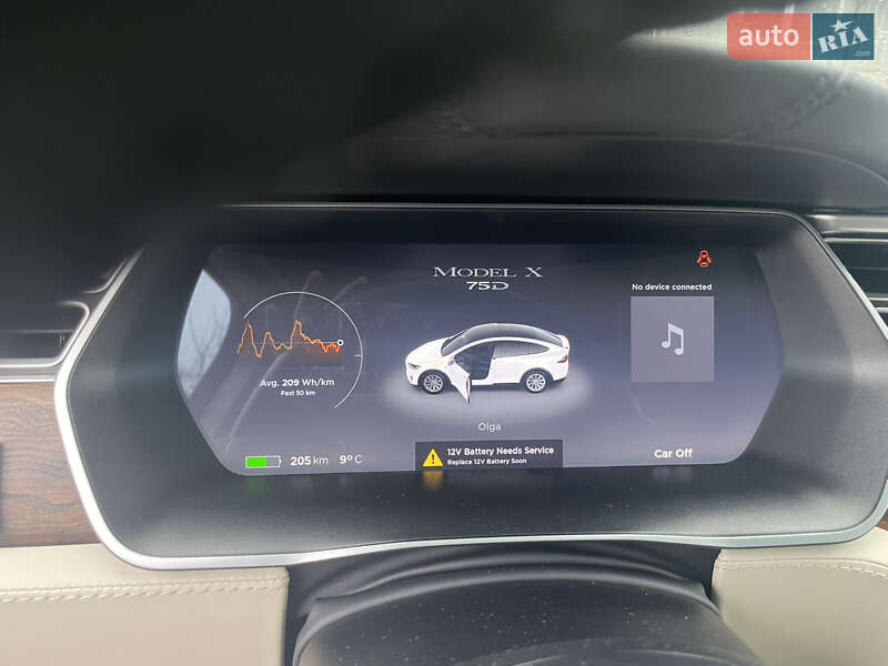 Внедорожник / Кроссовер Tesla Model X 2017 в Киеве фото 7 Внедорожник / Кроссовер Tesla Model X 2017 в Киеве